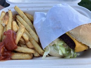   at Juicy J's Smoked Burgers in Poulsbo