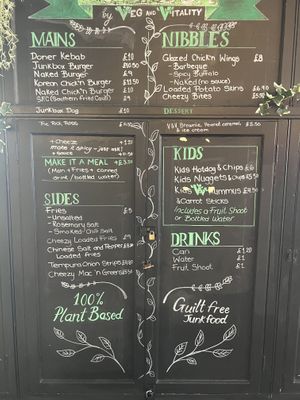Main menu   at Junkbox in Douglas