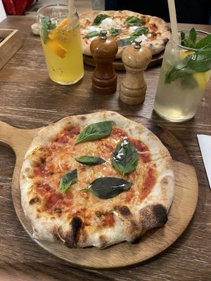 Piccolo vegan pizza  at Gatto Matto Ristorante in Bratislava