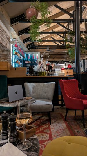 Interior at Gatto Matto Ristorante in Bratislava