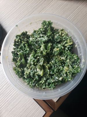 Garlic Kale Salad - Really Good!!! at Sunshine's Vegan in Houston