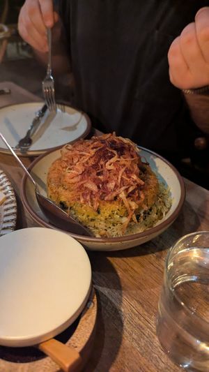 Sabzi polo at Delbar Middle Eastern in Atlanta