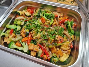 Stir-fried black pepper at Cookatoo Kitchen in Richmond