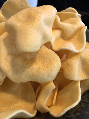 Carrot crackers - ask for the chilli jam!   at Cookatoo Kitchen in Richmond