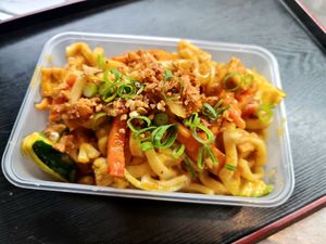 Udon Pad Satay at Cookatoo Kitchen in Richmond