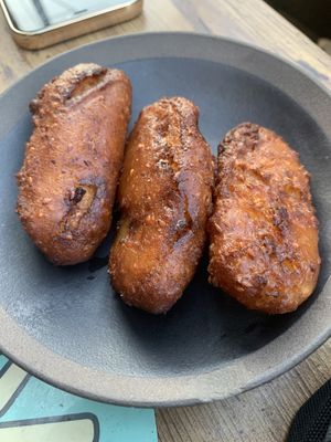 Banana fritters 👌🏽  at Cookatoo Kitchen in Richmond