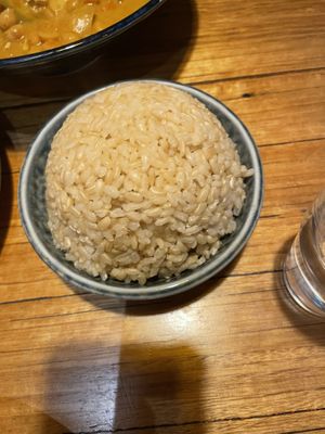 Brown rice  at Cookatoo Kitchen in Richmond