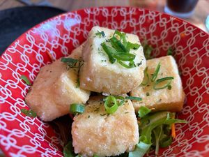 Agedashi tofu   at Cookatoo Kitchen in Richmond