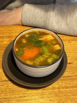 Tom yum soup   at Cookatoo Kitchen in Richmond