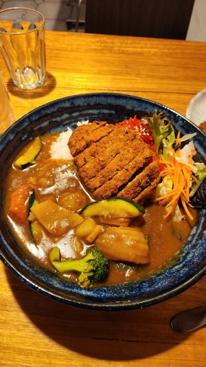 Japanese curry with katsu chicken at Cookatoo Kitchen in Richmond