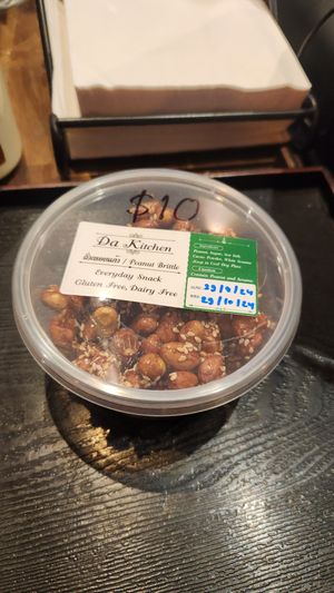 Peanut brittle snack at Cookatoo Kitchen in Richmond