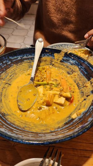 Lentil penang curry at Cookatoo Kitchen in Richmond