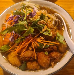 Chicken noodle soup at Cookatoo Kitchen in Richmond