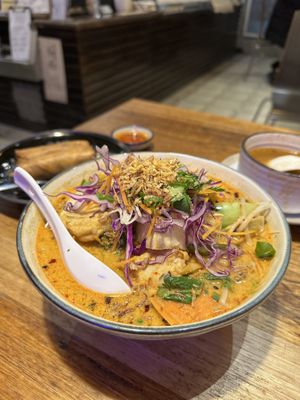 Very flavorful and lots of ingredients laksa!  at Cookatoo Kitchen in Richmond