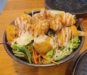 Chuckn pop salad at Cookatoo Kitchen in Richmond