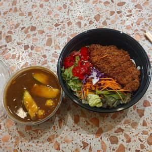 chicken katsu curry udon, takeaway at Cookatoo Kitchen in Richmond