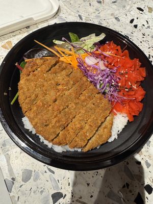 Chicken katsu curry  at Cookatoo Kitchen in Richmond