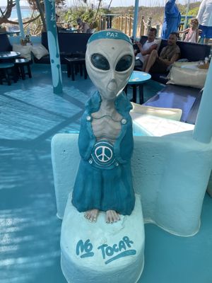 Interior  at Blue Bar in Formentera