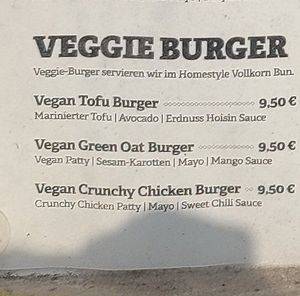 Vegan Burgers 🍔 at Lim's WAY in Buchholz