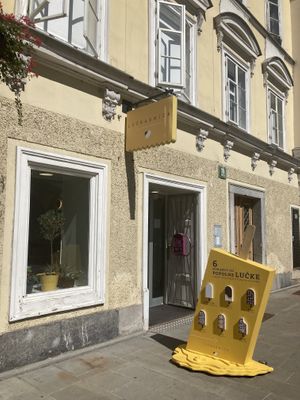 entrance   at Lučkarnica in Ljubljana