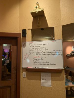 Menu at Potala Organic Cafe in Albany