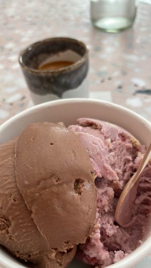   at enila plant based ice cream in Basel