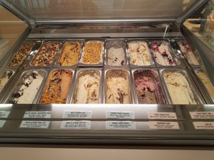 Selection at enila plant based ice cream in Basel