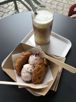   at enila plant based ice cream in Basel