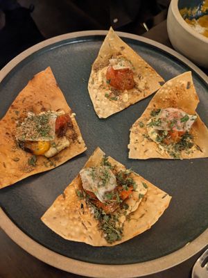 Papadum at Hawker in Toronto