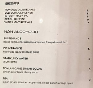 Non alcoholic at Hawker in Toronto