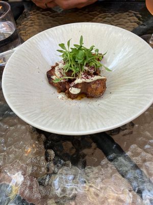 Brunch sunchokes at Hawker in Toronto