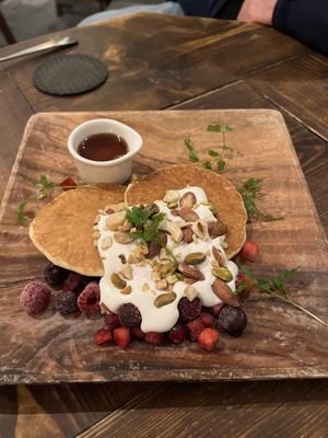 Maple nut pancakes  at Craft Beer Server Land in Tokyo
