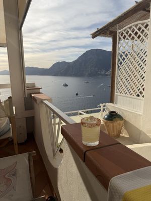   at Café Mirante in Praiano