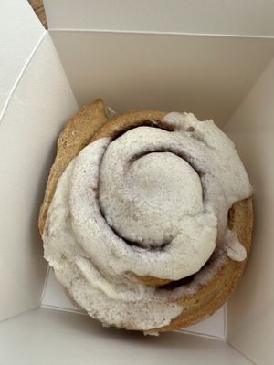 Cinnamon scroll  at Scullin Sweet Bones in Belconnen