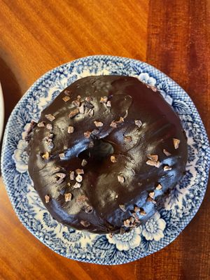 Dark chocolate  at MOD Donuts - Flagship in Warsaw