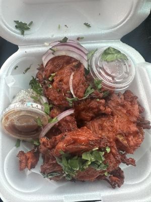 Onion bhajee   at Star Of India in Ferndale