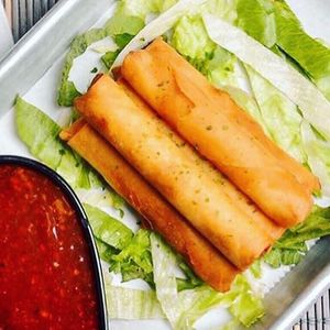 Vegan Spring Rolls at Edo Ramen House in Royal Oak