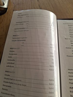  at Pizzeria Jupiter in Pula