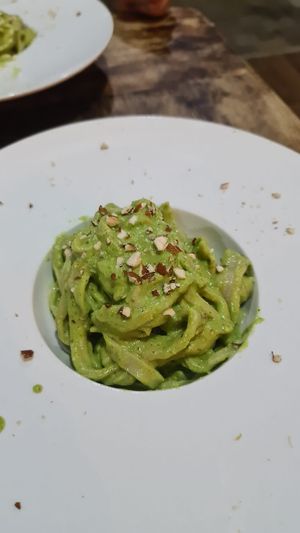 Pesto Spaghetti   at Pane e Vino in Lentag