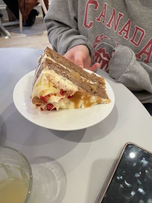Apple and Toffee Cake!🤤  at Ruby's of London in Tunbridge Wells