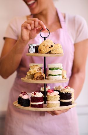 Our plant based Afternoon Tea  at Ruby's of London in Tunbridge Wells