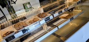 Baked goods selection. The vegan flavor (chocolate chunk) was out this time at Doyle Farms in North Rose