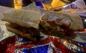 Vegan Cannonballs! Sandwich   at Earl of Sandwich - Planet Hollywood in Las Vegas