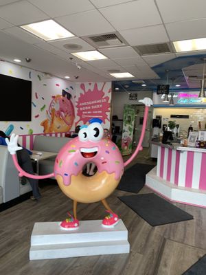 Welcome to this fun new spot!  at Rock N Roll Donut Bar in Monterey