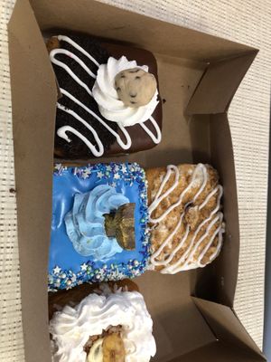 Cookie dough, mermaid   at Rock N Roll Donut Bar in Monterey