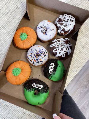 Halloween cake donuts  at Rock N Roll Donut Bar in Monterey