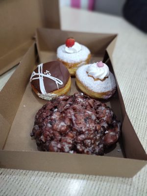 But 3 get one free!! at Rock N Roll Donut Bar in Monterey