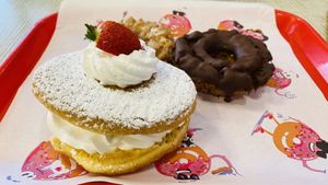 Delicious donuts.  at Rock N Roll Donut Bar in Monterey