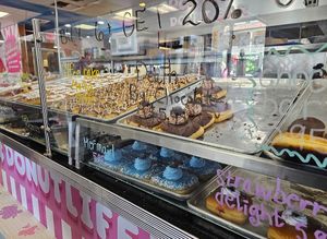 Mermaid at Rock N Roll Donut Bar in Monterey