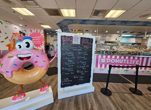 Inside at Rock N Roll Donut Bar in Monterey